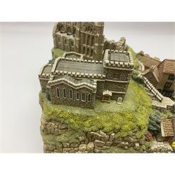 Lilliput Lane Whitby Harbour, limited edition 557/850, with certificate of authenticity and original box, H15cm