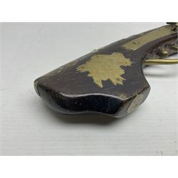 Japanese matchlock musket approximately .45 cal., Edo period (1603-1868), the 66cm(26