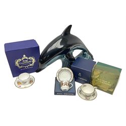 Poole pottery Dolphin, together with Roy