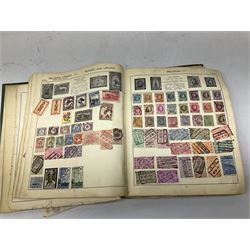 Great British and World Queen Victoria and later stamps, including QV penny black with red MX cancel, various penny reds, King George VI used high values to ten shillings, Australia, Austria, Belgium, Brazil, Cape of Good Hope, small number of Chinese stamps etc, first day covers and other similar items, in one box