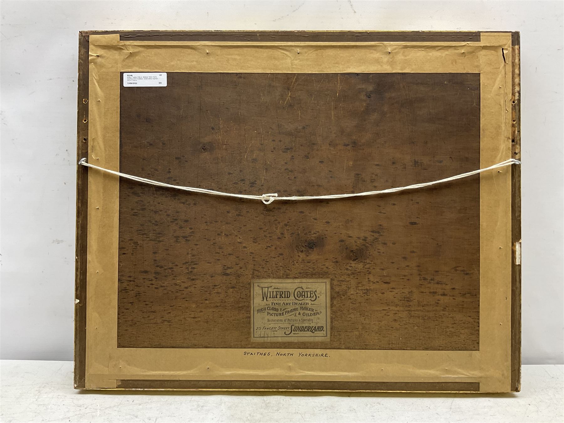 Arthur Tucker RBA (British 1864-1929): Staithes from Cowbar, watercolour signed 24cm x 35cm