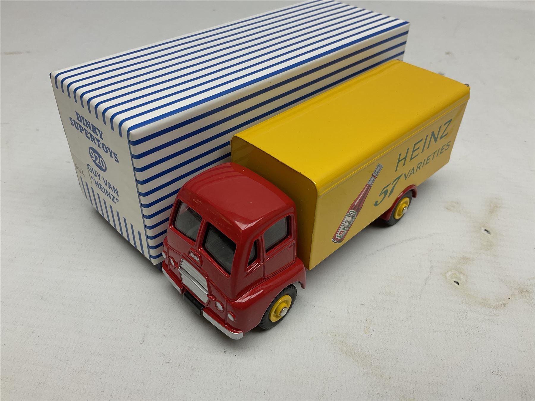 Nine Atlas Dinky die-cast models including, Guy Van 