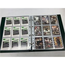 Quantity of trade cards, housed in ring binder albums and loose, including Twinnings, Lyons, PG Tips, Hornimans, Ty-Phoo etc and various unused official paper albums, in two boxes