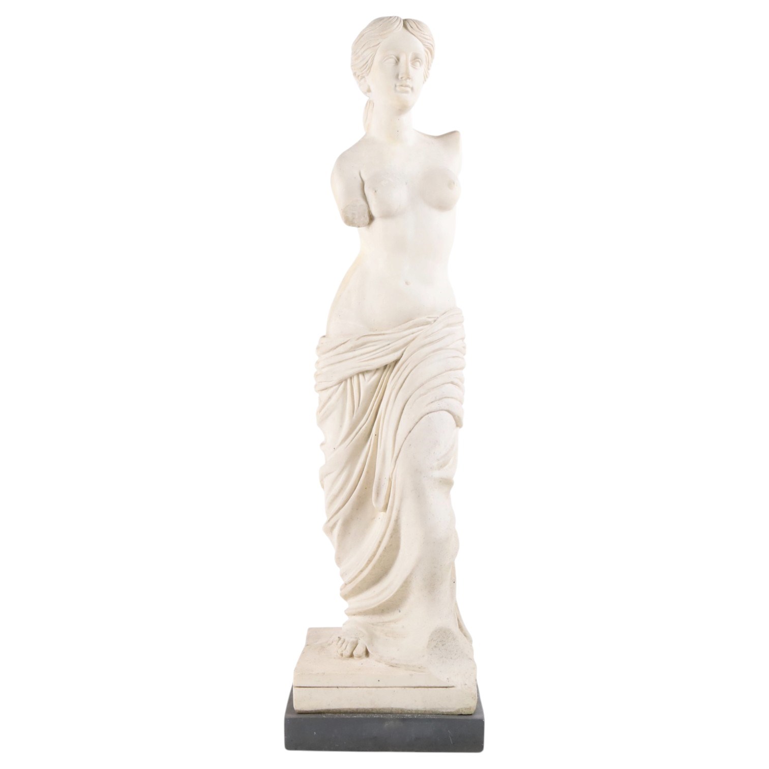 20th century resin sculpture, modelled as the Venus de Milo, H77cm