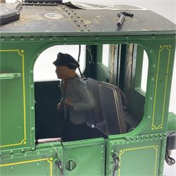 LGB (Lehmann Gross Bahn) G scale, gauge 1 0-6-2 tank locomotive in green and black livery, numbered 298.14 to cab, unboxed