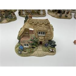 Twenty five Lilliput Lane, to include Village School, Greensted Church, The Chocolate House etc 