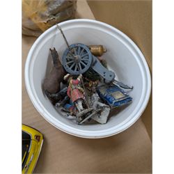 Britains toys lead figures, Meccano and other toys