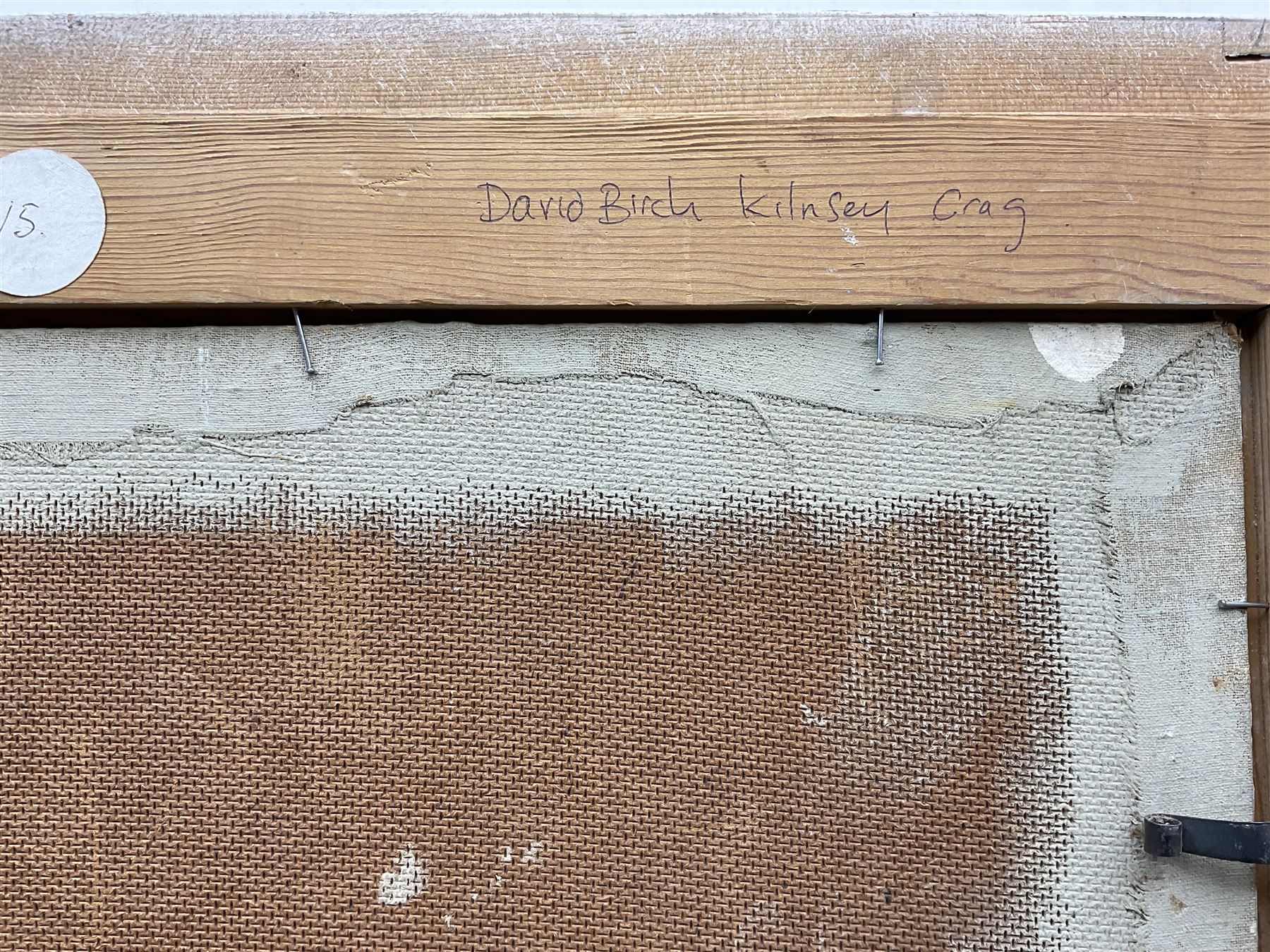 William Henry David Birch (British 1895-1968): Kilnsey Crag, oil on canvas board unsigned 49cm x 59cm