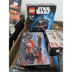 Lego, Mega Blocks and Ban Bao building bricks sets, including Lego 75111 Darth Vader, Mega Blocks Collectors Series Call of Duty, Lego Marvel Super Heroes 4529 Iron Man, Ban Bao racing cars, etc all boxed