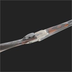 Garbi Black Sabel De Luxe, 12 bore double trigger sidelock ejector, side by side double barrel shotgun with 69cm (27