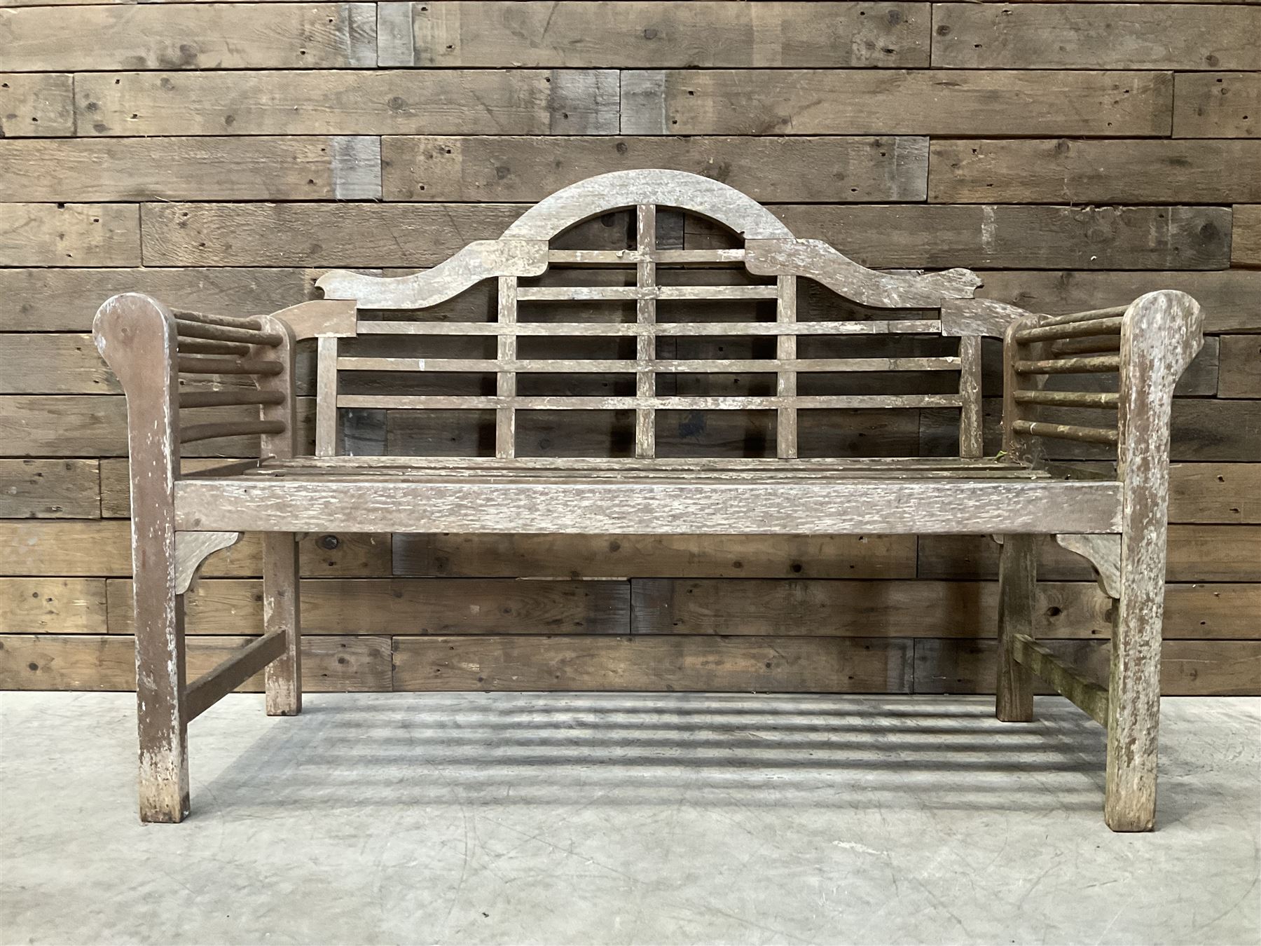  Lutyens design teak garden bench