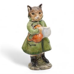 Collection of fifteen Beswick Beatrix Potter figures with brown backstamps including 'Little Black Rabbit', Simpkin', 'Tommy Brock' etc and two BP2a figures 'Ribby' and 'Appley Dapply'