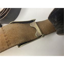 Four East German Youth Organisation belts with buckles (4)