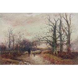 William Manners (British 1860-1930): New Pastures at Sunrise, watercolour signed and dated...