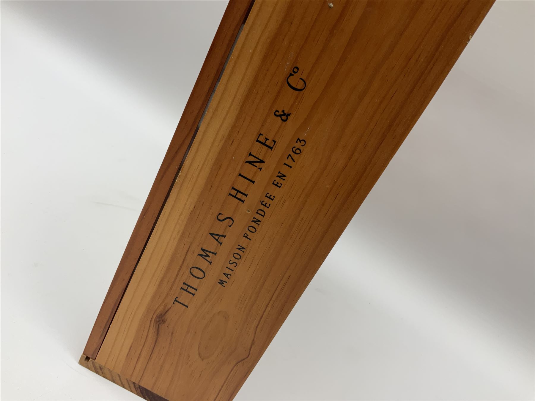 Presentation set comprising Hine Antique cognac 70cl, 40% volume and four miniature bottles of Hine cognac, 1957, 1960, two 1982, all 5cl, 40%   together with bottle of Tokaji sweet wine, 500ml, 13%