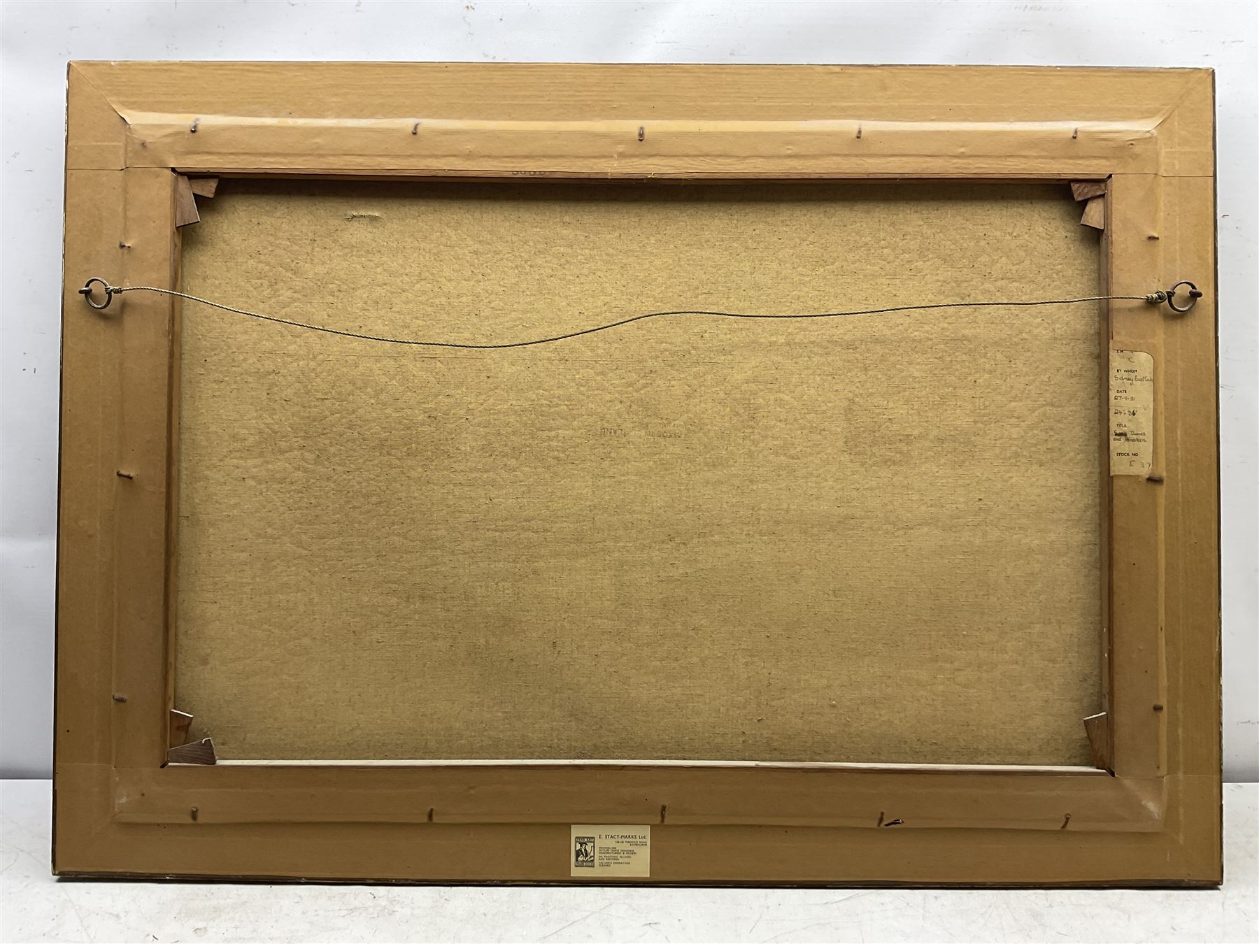 Sidney Eastlake (British 19th/20th century): 'Sand Dunes and Breakers', oil on canvas signed, titled on label verso 60cm x 90cm 
Provenance: with Stacy-Marks Ltd, label verso