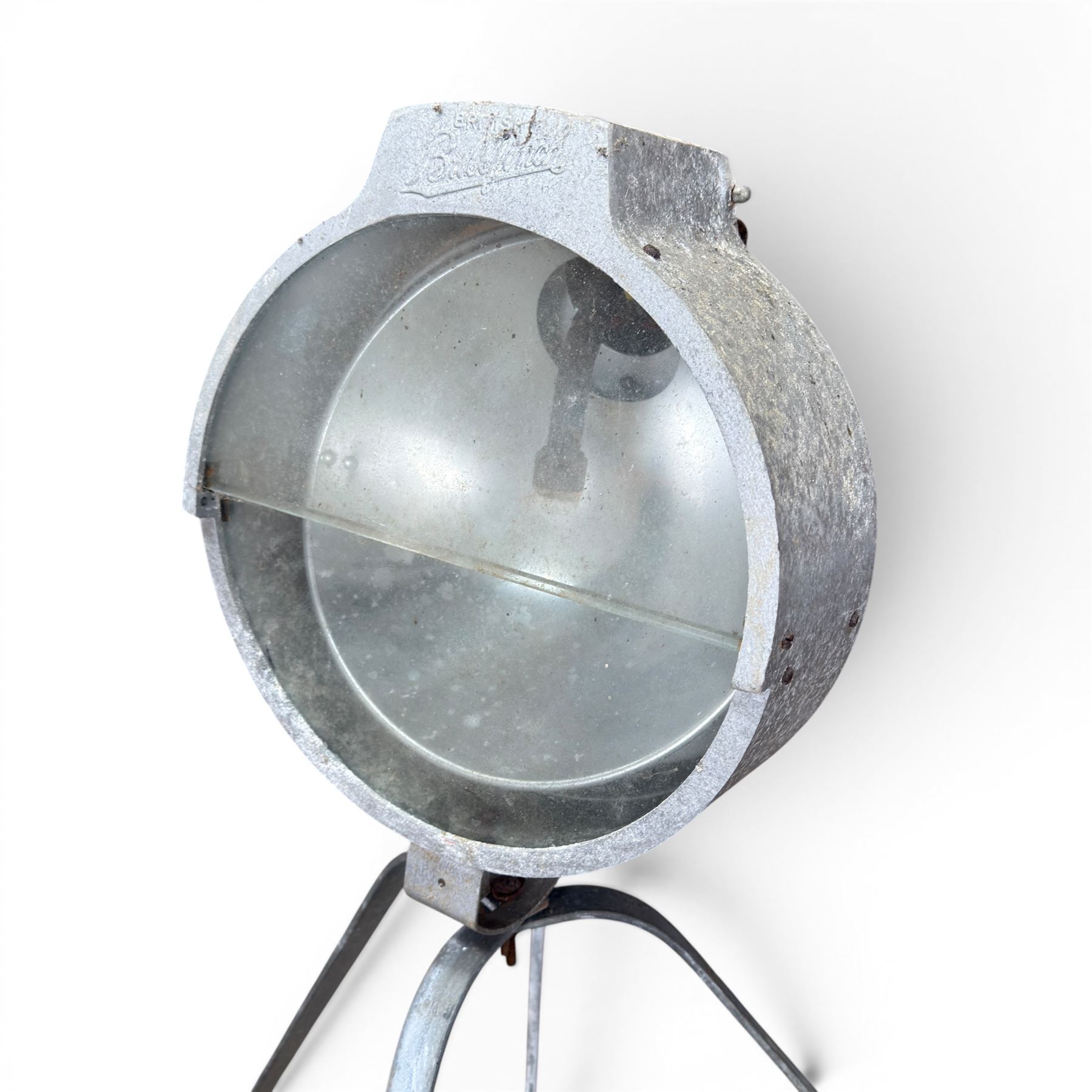 Bullfinch Lighting - collection of four gas floodlights on tripod bases (Large Stands)