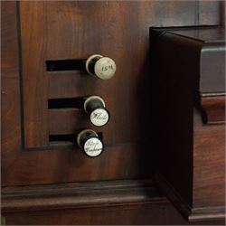 Mid-18th century Johannes Schnetzler (John Snetzler) Chamber Organ 1742
Single manual chamber organ, five octave keyboard with 58 keys GG-f3, A=427, with ebonised naturals and ivory faced sharps. With six speaking stops, Open Diapason, Twelfth, Cornet, Stopped Diapason, Flute and Fifteenth. Crank foot operated single rise reservoir. Case with alterations from the early part of the 19th century including the “gothic” arches and rectangular watered silk panels. Some of the pipework has been replaced, all the pipework is however present and the organ plays, however the pipe work is dirty and in need of attention, the action and stop work is also in need of some repair, adjustment and regulation. Thought to be the oldest Schnetzler chamber organ in Great Britain and is referred to in some sources as possibly owned by Handel who lived in London when Schnetzler worked there. However there is no documentary evidence to confirm this. Full notes and technical details regarding the background, restoration and history of this instrument can be found in The Harley Foundation Historical and Technical Report No 29 (2005) by Edward Bennett and Martin Goetze. This report can be downloaded 
HERE.

Given the intricate nature of these historic instruments, specialist support will be available if required – including a professional organ builder prepared to undertake full dismantling and reassembly – to assist successful buyers with safe removal and onward handling. Price upon application. 

This item has been registered for sale under section 10 of the APHA Ivory Act Reference GXAQ2W4S




