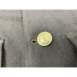 Hull City Police - vintage tunic with matching cape, collar no.H460; another tunic with WW2 medal ribbon bar; early sergeant's tunic; and later sergeant's tunic (5)