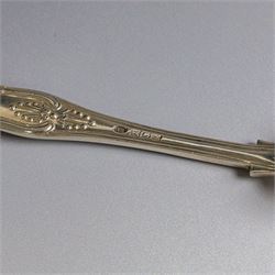Set of six Irish silver William IV Kings pattern table forks, hallmarked Philip Weekes, Dublin 1832