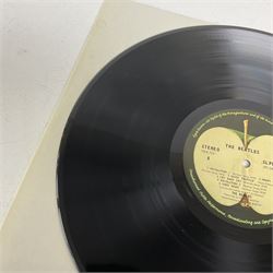 The Beatles White album vinyl record, with side opening gatefold sleeve, Apple Records, Stereo, SLPEA-1007 and 1008, YEX 710, 711 and 712