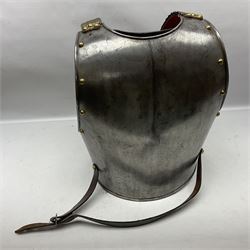 Copy of a Belgian Cuirass breastplate and backplate