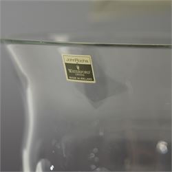 John Rocha for Waterford Crystal Imprint vase H30cm, boxed