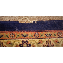  Large Grosvenor Seamless Wilton blue ground carpet, with central medallion, 455cm x 366cm  