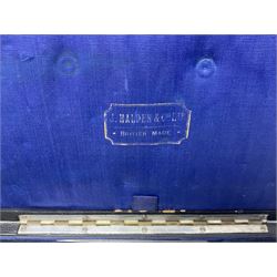 J Halden & Co cased drawing set, together with other cased drawing sets, including examples from prazision garantie and Kern Swiss 