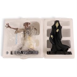 Three limited edition Gentle Giant Star Wars Animated Maquettes, comprising Emperor Palpatine, Clone Wars Roron Corobb and Clone Wars Ahsoka Tano with Rotta, all boxed 