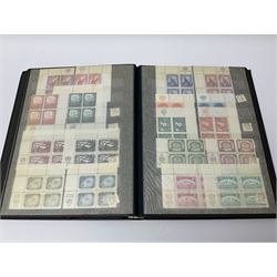 Mostly mint 'United Nations' stamps including 'Human Rights Day 1952', 'Refugees 1953', 'Human Rights 1955' etc, housed in a stockbook