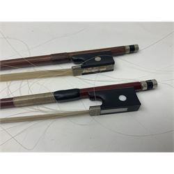 German half-size cello with 69cm two-piece maple back and ribs and spruce top; L112.5cm overall; in soft carrying case with two bows