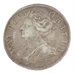 Queen Anne 1707 halfcrown coin