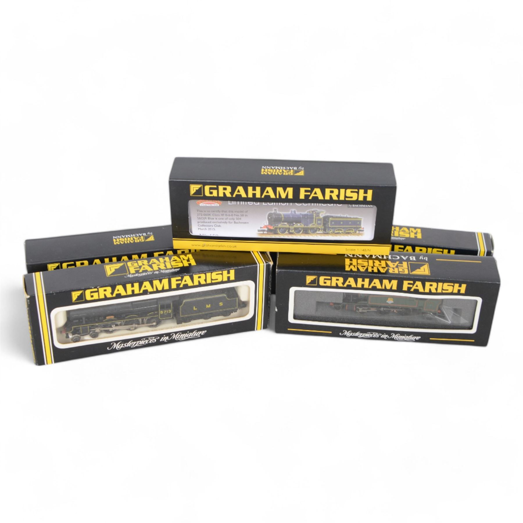Graham Farish Nゲージ 2個セット 箱傷み有 Five Graham Farish 'N' gauge steam locomotives | Model Railway