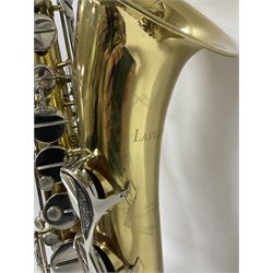 Lafleur by Boosey & Hawkes student tenor saxophone in fitted case with accessories, built in Czechoslovakia
 