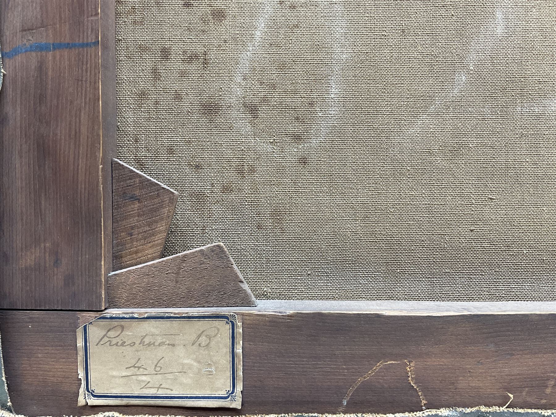 Bertram Priestman RA ROI NEAC (British 1868-1951): 'On the River Wharfe', oil on canvas signed and dated 1901, 70cm x 81cm