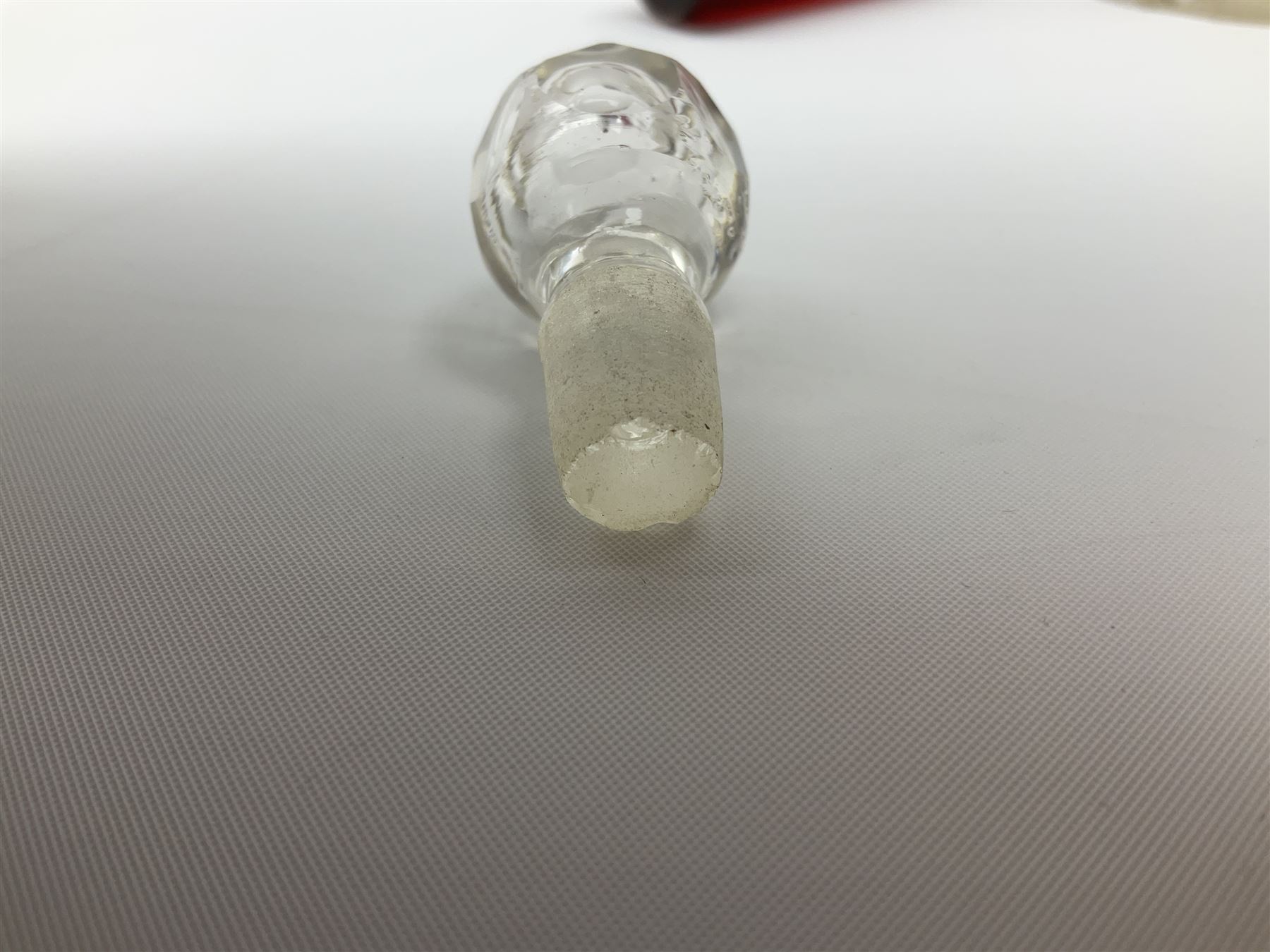 Group of silver mounted glass scent bottles and crested ware, together with a Brierglass lead crystal box with a glass and silver, lid, etc all silver with various hallmarks. 