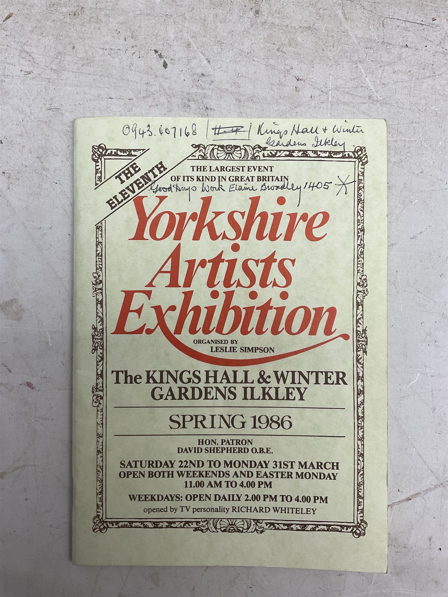 Elaine Broadley  (Yorkshire 20th Century): 'Good Day's Work', oil on canvas signed, titled and dated 1986 verso, with Yorkshire Artists Exhibition catalogue 29cm x 39cm 