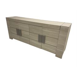 Wayfair Veasley - washed oak finish four door sideboard