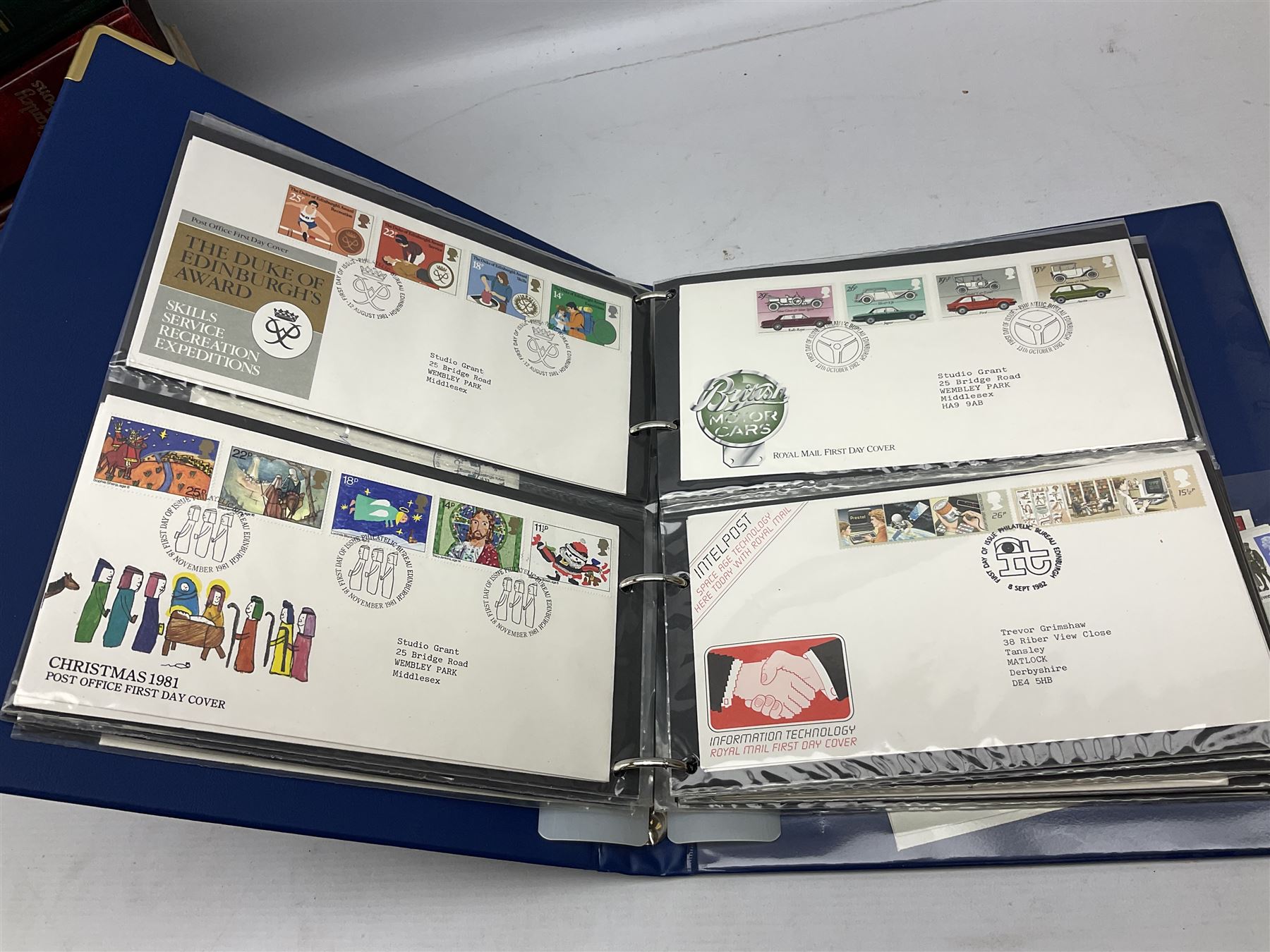Various Royal Mail PHQ cards, first day covers, World stamps including Poland, Uruguay, Pakistan etc, housed in sixteen albums / folders, in one box