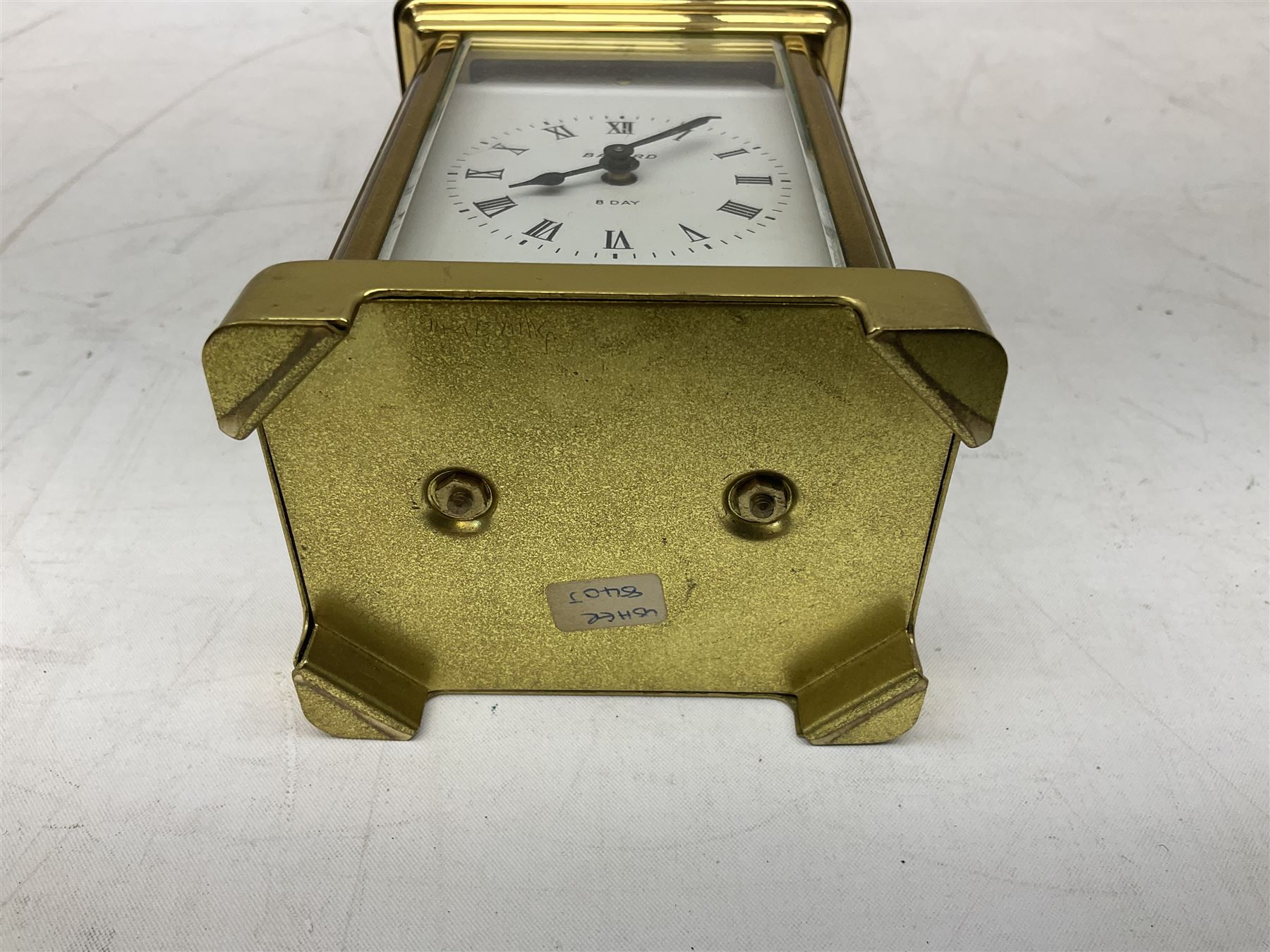 French Bayard carriage clock in brass case H11.5cm