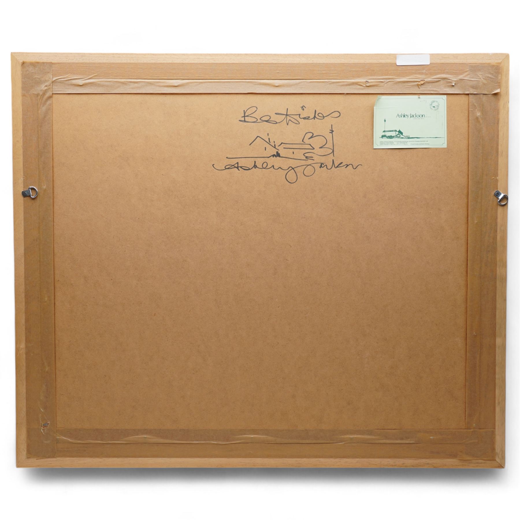 Ashley Jackson (Yorkshire 1940-): 'Wold Newton - East Ridings', watercolour signed, titled on accompanying certificate of authenticity 41cm x 55cm
Provenance: Purchased directly from the artist as part of his TV series 'A Brush with Ashley'