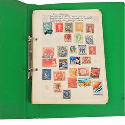 Great British and World stamps, early 20th century and later, in three albums and loose