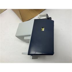 Pair of French binoculars by A.Tubeue Paris, together with three other pairs of binoculars including Telemax 5, Tasco Zip and Hanimax examples and a Panavue automatic slider viewer