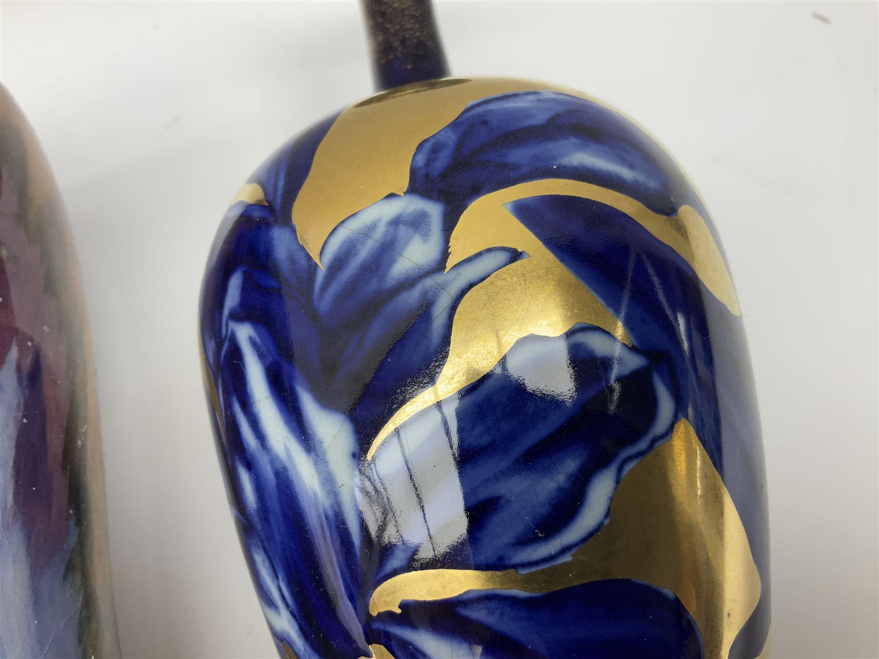 Clarice Cliff for Newport Pottery Delicia pattern bowl, D20cm, Victorian Wedgwood oval tea pot retailed by Goode & Co and in the Bamboo pattern and three other items
