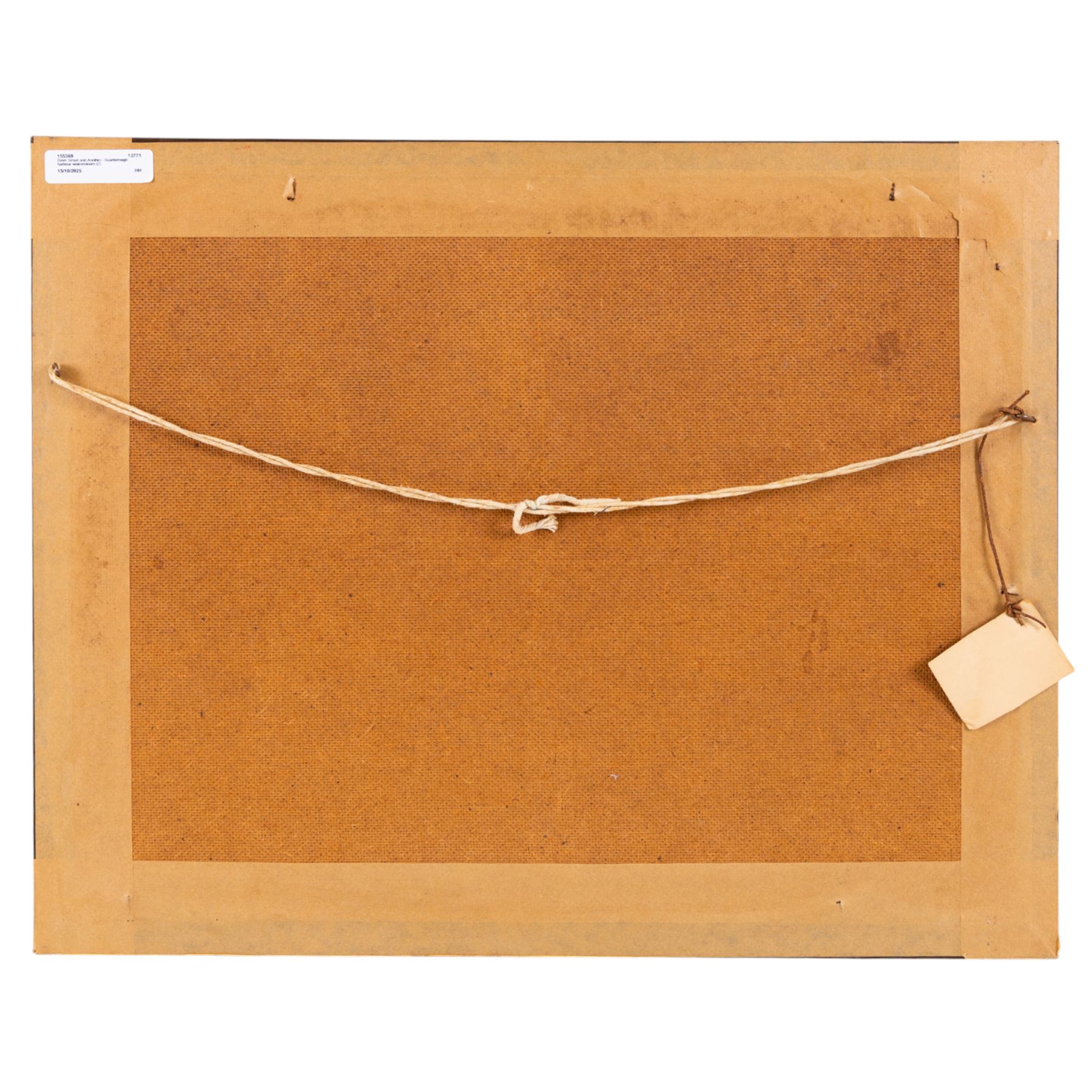 Dave Smart (British 20th Century): 'Sunset Harbour' and 'November Harbour', two watercolours signed and titled max 27cm x 36cm (2)