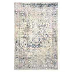 Ruggable Sarah blue quartz rug, with non slip cushion backing