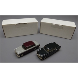  Crossway Models - two limited edition die-cast models - MG Magnette MKIV No.245/600 and Wolseley 16/60 No.247/600, both boxed with certificates  