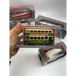 Nineteen limited edition Corgi The Original Omnibus 1:76 scale diecast models, including 45001 Dorset Delights, 45002 The Varsity Set and 97095 Lancashire Holiday Set, all boxed with certificates 