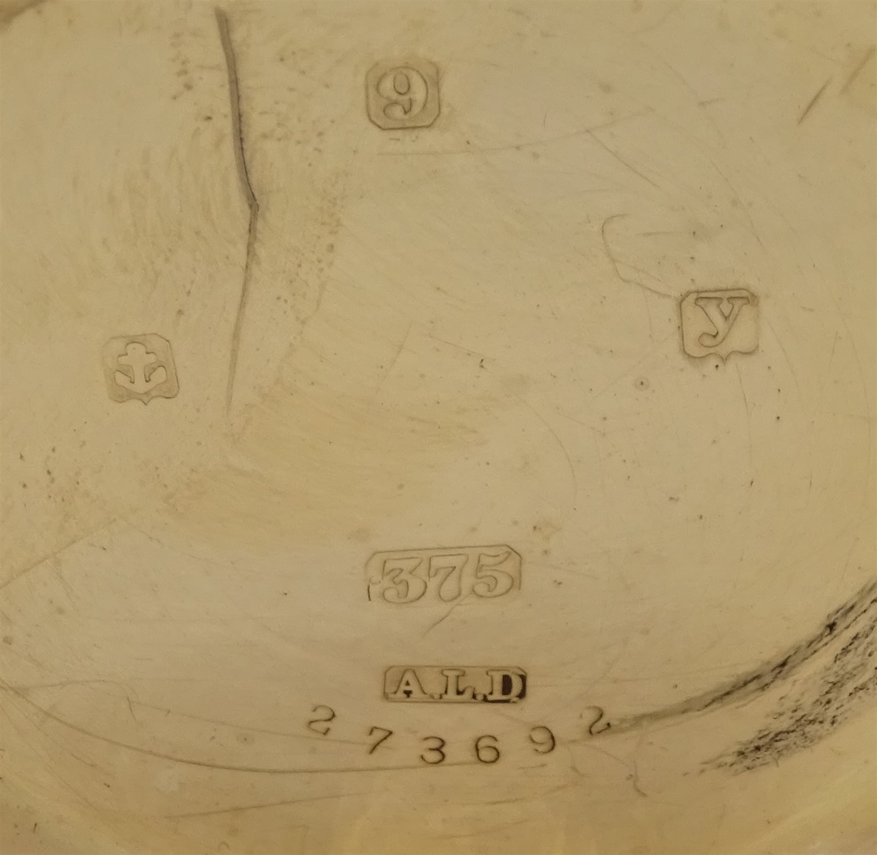 Rolex 9ct gold full hunter pocket watch top wind, case by Aaron Lufkin Dennison, Birmingham 1923